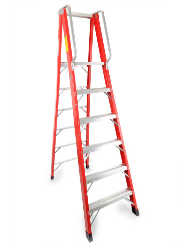 Escalera Fibra Tijera 2x6 - 1,71 Metros - 10402 - Mader