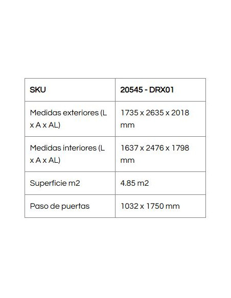 Caseta Metálica Top Shed Pent Roof 173x263x201 cm - Duramax