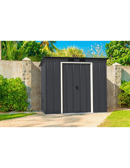 Caseta Metálica Eco Pent Roof 113x176x203 cm - Duramax