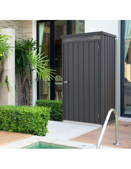 Caseta Armario Metálica Palladium 77x98x196 cm - Duramax