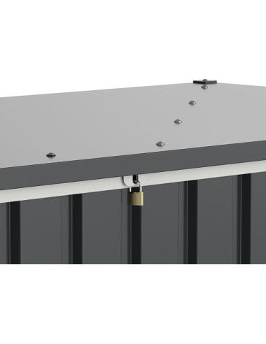 Baúl Arcón Metálico 585 L - 71x133x72 cm - Duramax