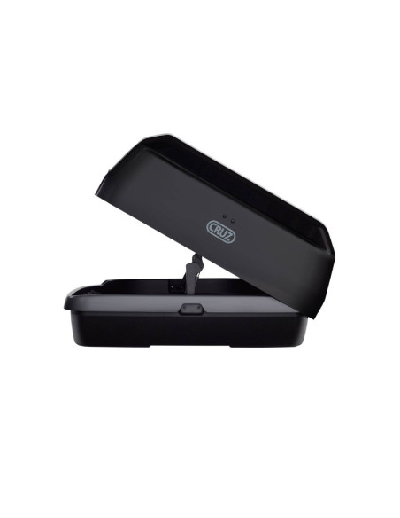 Cofre Maleta Techo CRUZ Paddock Elite 550N Negro Brillo - CRUZBER