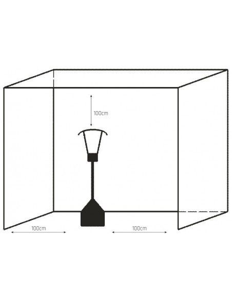 Estufa Exterior Butano Inox MWHSS-A-SS