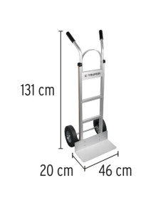 Carretilla Almacén Aluminio Impinchable - 300 Kg - Truper 2