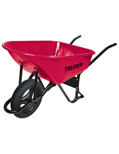 Carretilla 100 Litros Metálica - Impinchable - 580 Kg - Truper