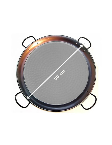 Paellera de Acero Inoxidable 90 cm - 50 Personas
