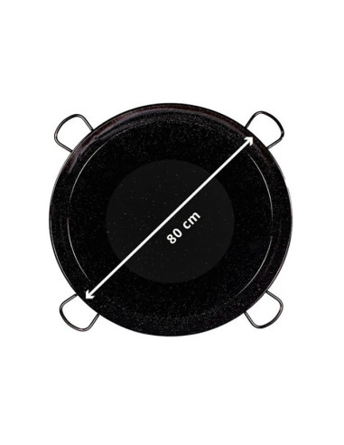 Paellera Esmaltada 80 cm - 40 Personas