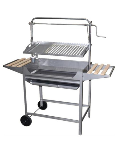 Barbacoa Premium Acero Inoxidable 140x50x124 cm TROIA CX BR - Orework