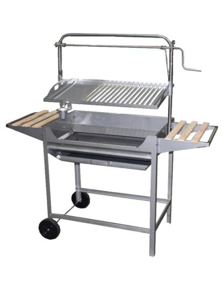 Barbacoa Premium Acero Inoxidable 140x50x124 cm TROIA CX BR - Orework