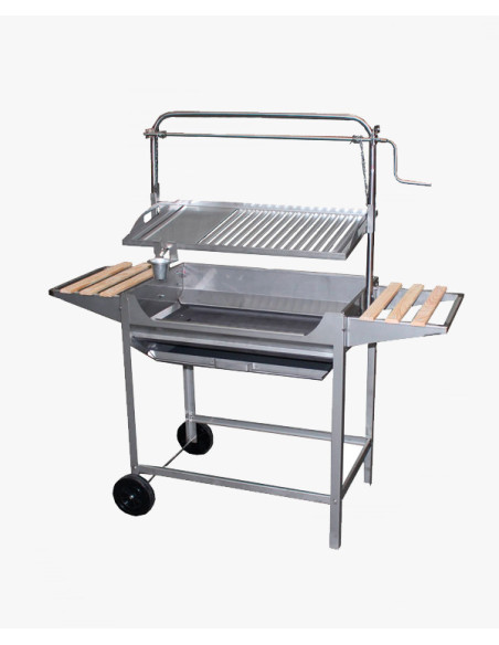 Barbacoa Premium Acero Inoxidable 140x50x124 cm TROIA CX BR - Orework