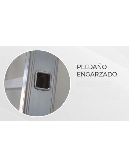 Escalera Aluminio Elite 3x14 - 4+4+4 M - 73-90-73x30mm
