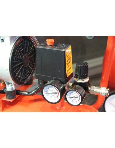 Compresor Aire Silencioso 24 L - 0,75 Hp -...