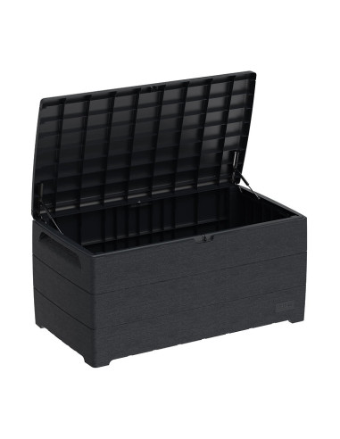 Baúl Arcón PVC 416 L Gris Oscuro - 70x129x62 cm - Duramax