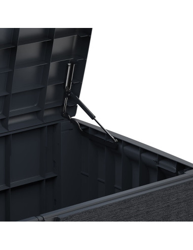 Baúl Arcón PVC 416 L Gris Oscuro - 70x129x62 cm - Duramax