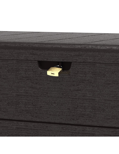 Baúl Arcón PVC 416 L Marrón - 70x129x62 cm - Duramax