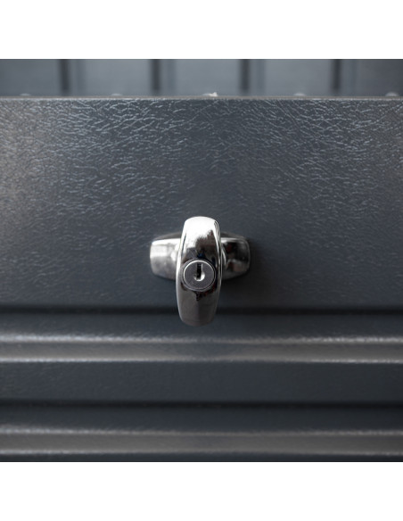 Baúl Arcón Metálico Antracita - 135x67x69 cm - Trimetals