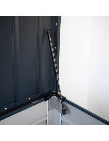 Baúl Arcón Metálico Antracita - 135x67x69 cm - Trimetals