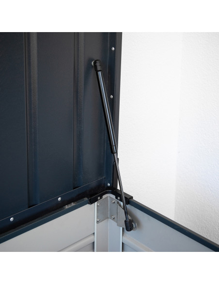 Baúl Arcón Metálico Antracita - 135x67x69 cm - Trimetals