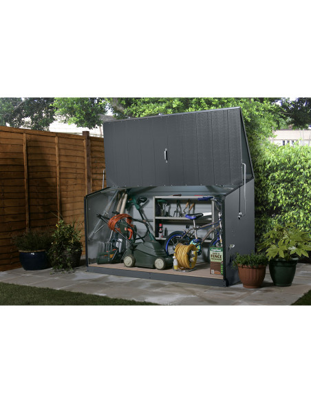 Baúl Arcón Metálico Antracita - 138x89x113 cm - Trimetals