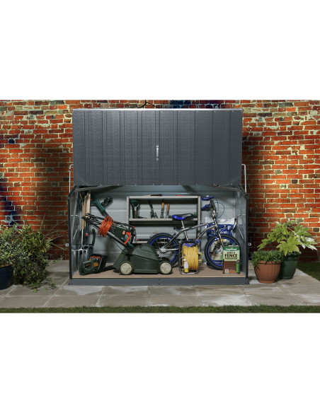 Baúl Arcón Metálico Antracita - 196x89x113 cm - Trimetals