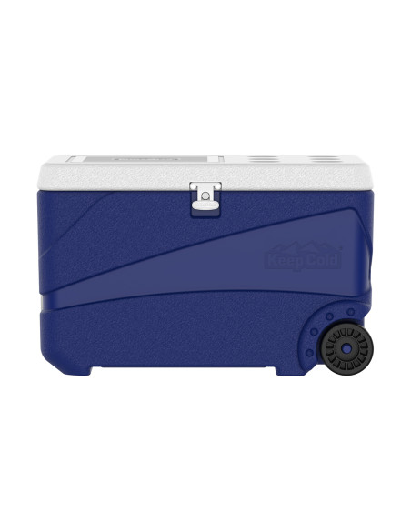 Nevera KeepCold Deluxe con ruedas - 75x47x47 cm - 84 L - Azul