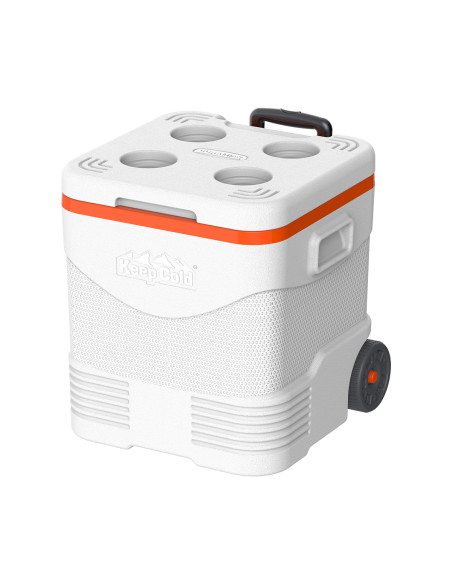 Nevera KeepCold con ruedas - 45x43x47 cm - 45 L - Blanca