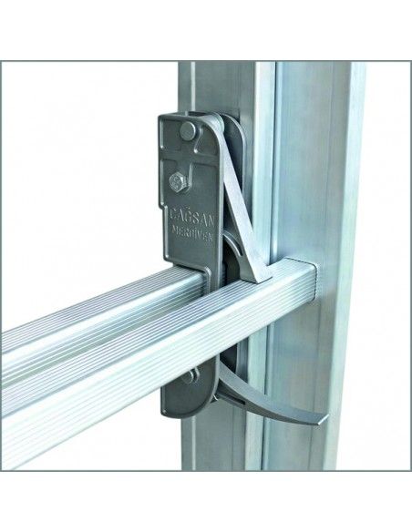 Escalera Aluminio 2x10 - 2,98+2,98 M - 75x25mm