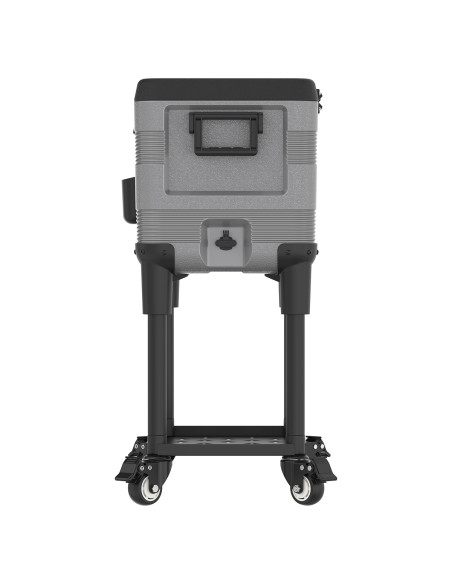 Nevera KeepCold con mesa - 73x44x90 cm - 70 L - Gris