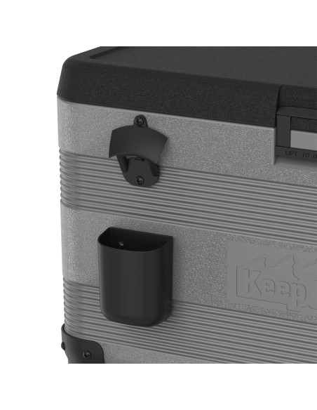 Nevera KeepCold con mesa - 73x44x90 cm - 70 L - Gris