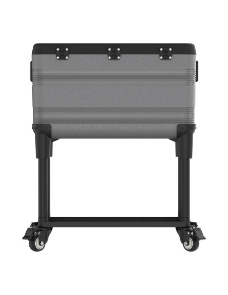 Nevera KeepCold con mesa - 73x44x90 cm - 70 L - Gris