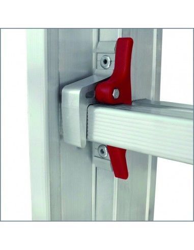 Escalera Aluminio 2x12 - 3,55+3,55 M - 75x25mm