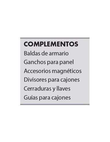 Conjunto Taller 4 Módulos S/Madera Inox Alyco 199011