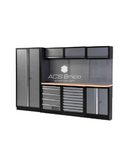 Conjunto Taller 4 Módulos S/Madera Inox Alyco 199011
