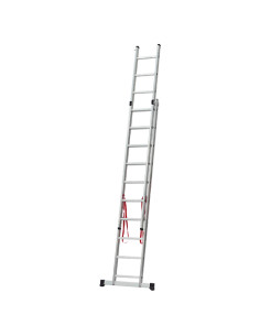 Escalera Aluminio Elite 2x14 - 4+4 M - 80-80x30mm 2