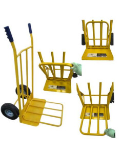 Carretilla Almacén Rueda Neumática Pala Abatible 300 Kg 2