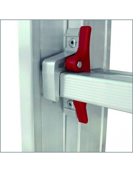 Escalera Aluminio 3x14 - 4,10+4,10+4,10 M - 100x25mm