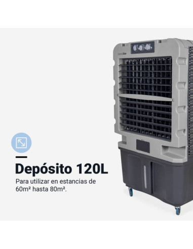 Climatizador 120L Modo Frío y Evaporación -...