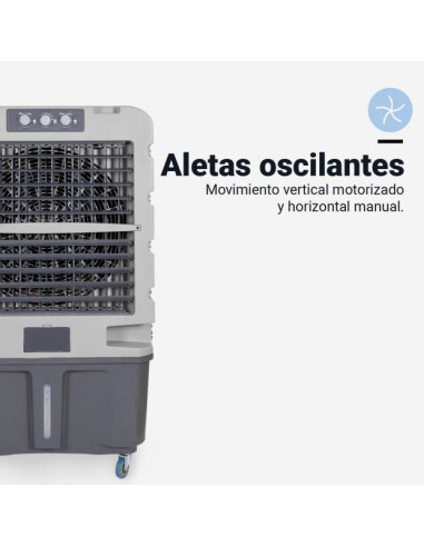 Climatizador 120L Modo Frío y Evaporación -...