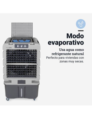 Climatizador 120L Modo Frío y Evaporación -...