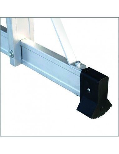 Escalera Aluminio 3x14 - 4,10+4,10+4,10 M - 100x25mm