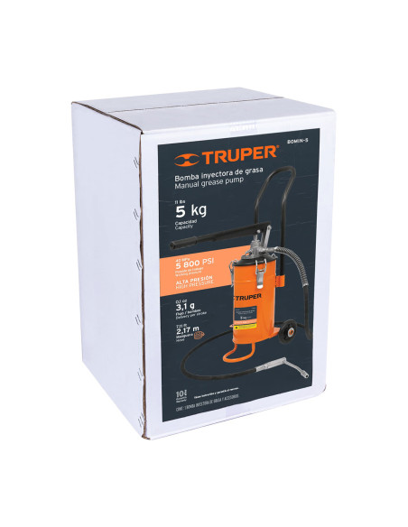 Bomba Inyectora Grasa 5 Kg - Truper