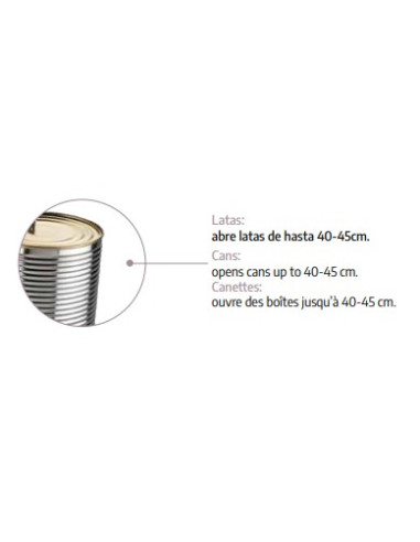 Abrelatas Profesional Industrial Niquelado