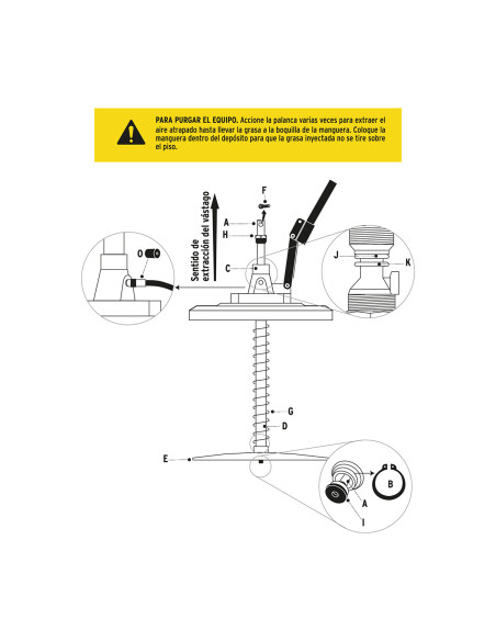 Bomba Inyectora Grasa 10 Kg - Truper