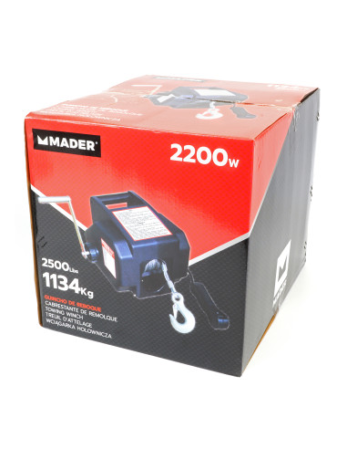Cabrestante Remolque Embarcación Todoterreno 1143 Kg 59160 - Mader