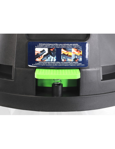 Aspirador Polvo Líquidos 70L 2400W 2 Motores 48463 - Saurium