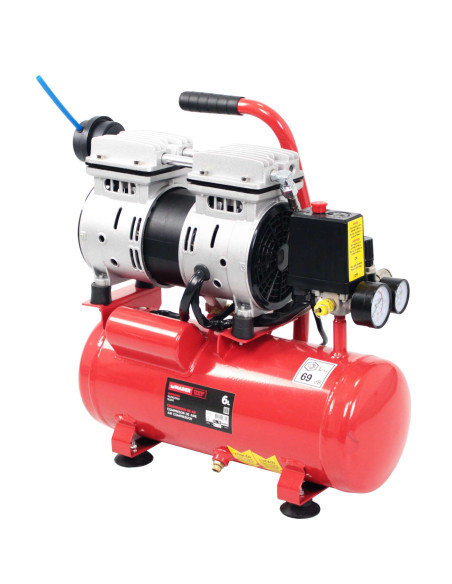 Compresor Aire Silencioso 6 L - 0,75 Hp - 09371 - Mader