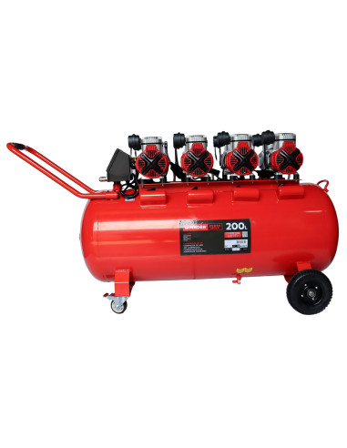 Compresor de Aire Silencioso con LCD 200L - 8 Hp - 09395 - Mader