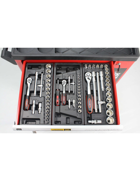 Carro Herramientas 156 Piezas - 51311 - Mader