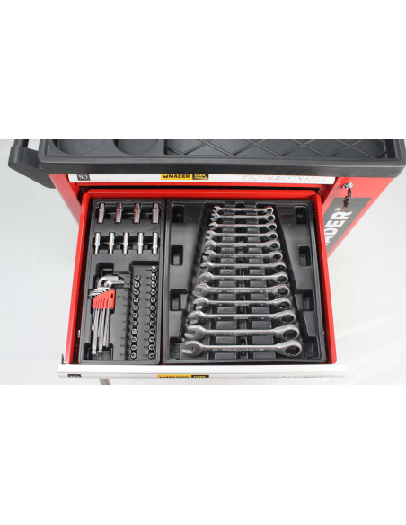 Carro Herramientas 156 Piezas - 51311 - Mader