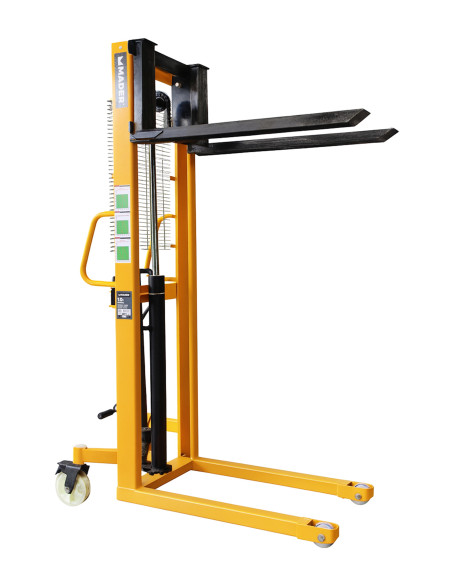 Transpaleta Apilador Elevador de Palets Manual Nylon 1000 Kg - 1600 mm - 65342 - Mader